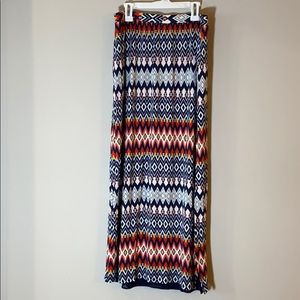 Anthropologie Maeve Left Side Slit Maxi Skirt